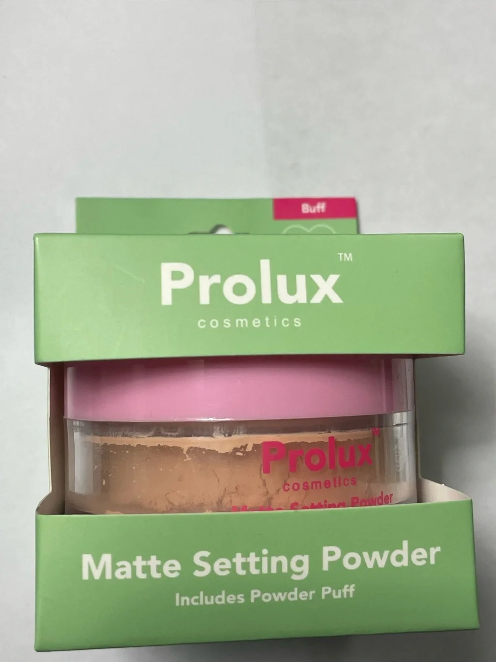 Prolux Cosmetics Matte Setting Powder .35 oz 1 Buff 1 Bisque